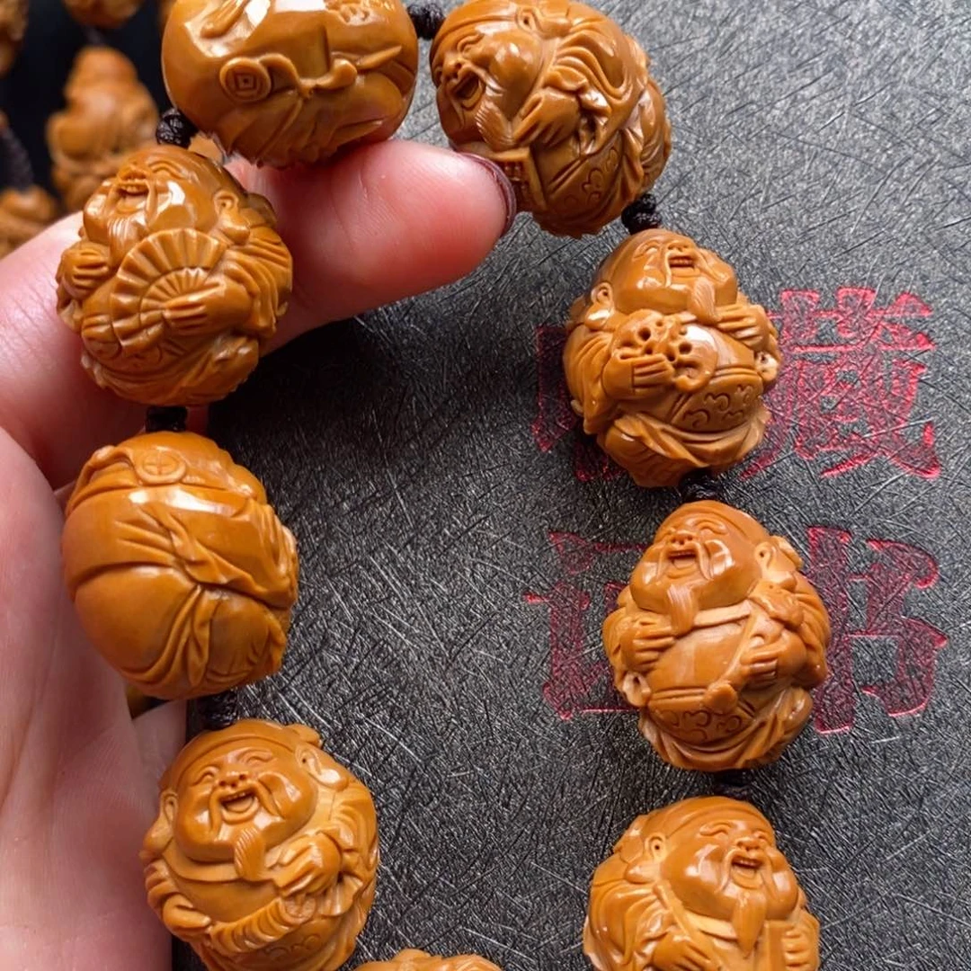 橄榄核手串八方来财