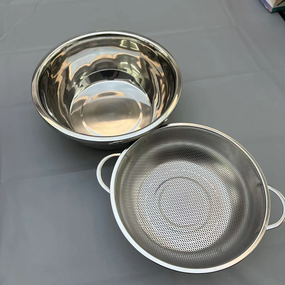 26cm加密过筛套盆1套高档家用款居家必备神器外贸【汤姆粉丝专属】
