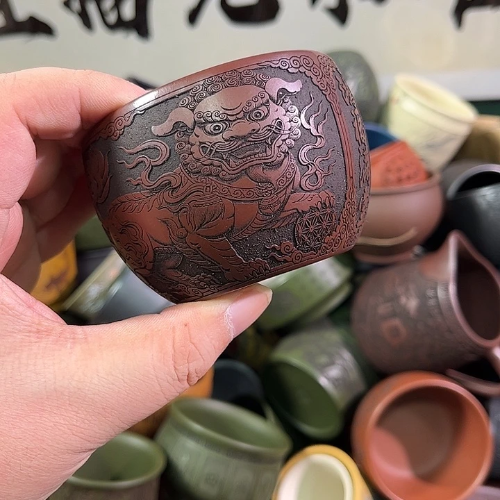 茶杯紫砂全手工紫砂 主人杯