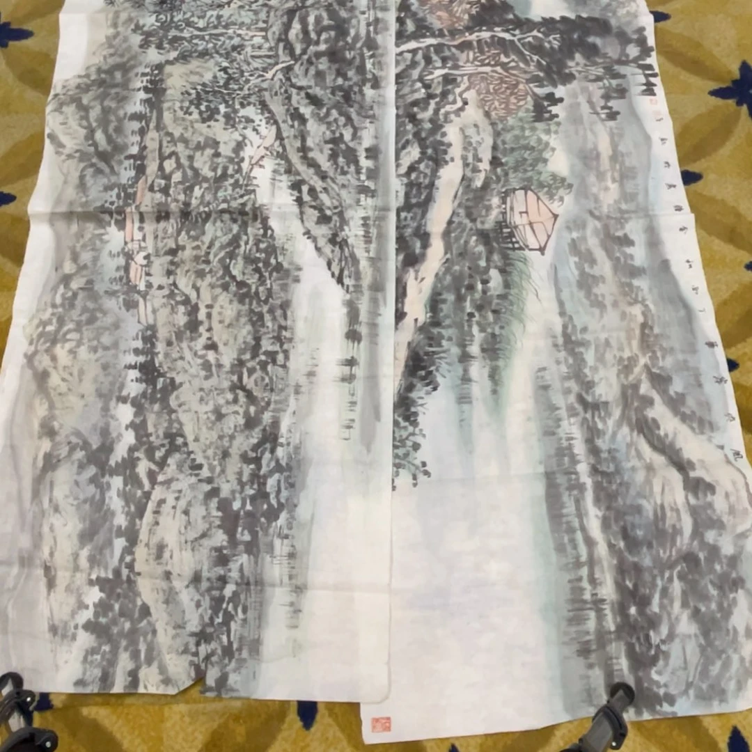 国画与**来金忠老师作品瑕疵5555555