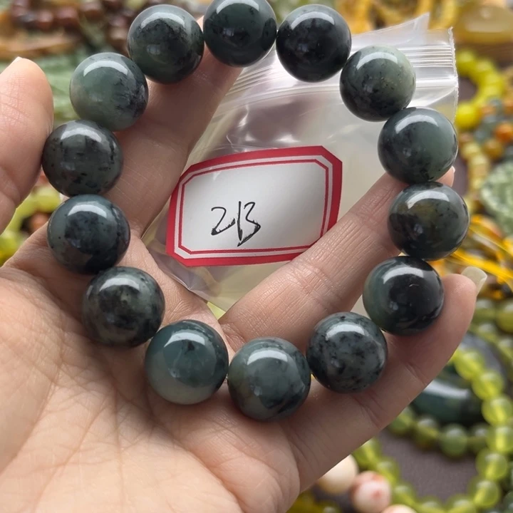 蛇纹石玉未镶嵌手链