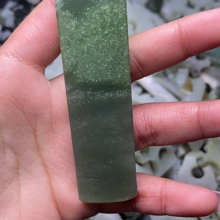 和田玉珠宝半成品未镶嵌十**九