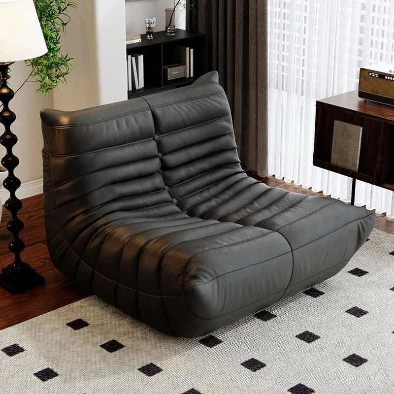 松弛感毛毛虫懒人沙发休闲卧室客厅舒适沙发榻榻米阳台体海绵靠椅