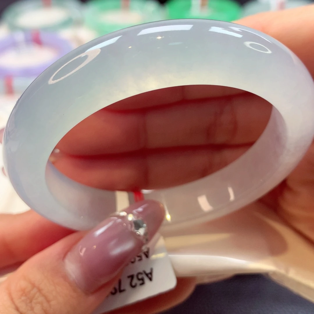 未镶嵌手镯翡翠正圈9号66