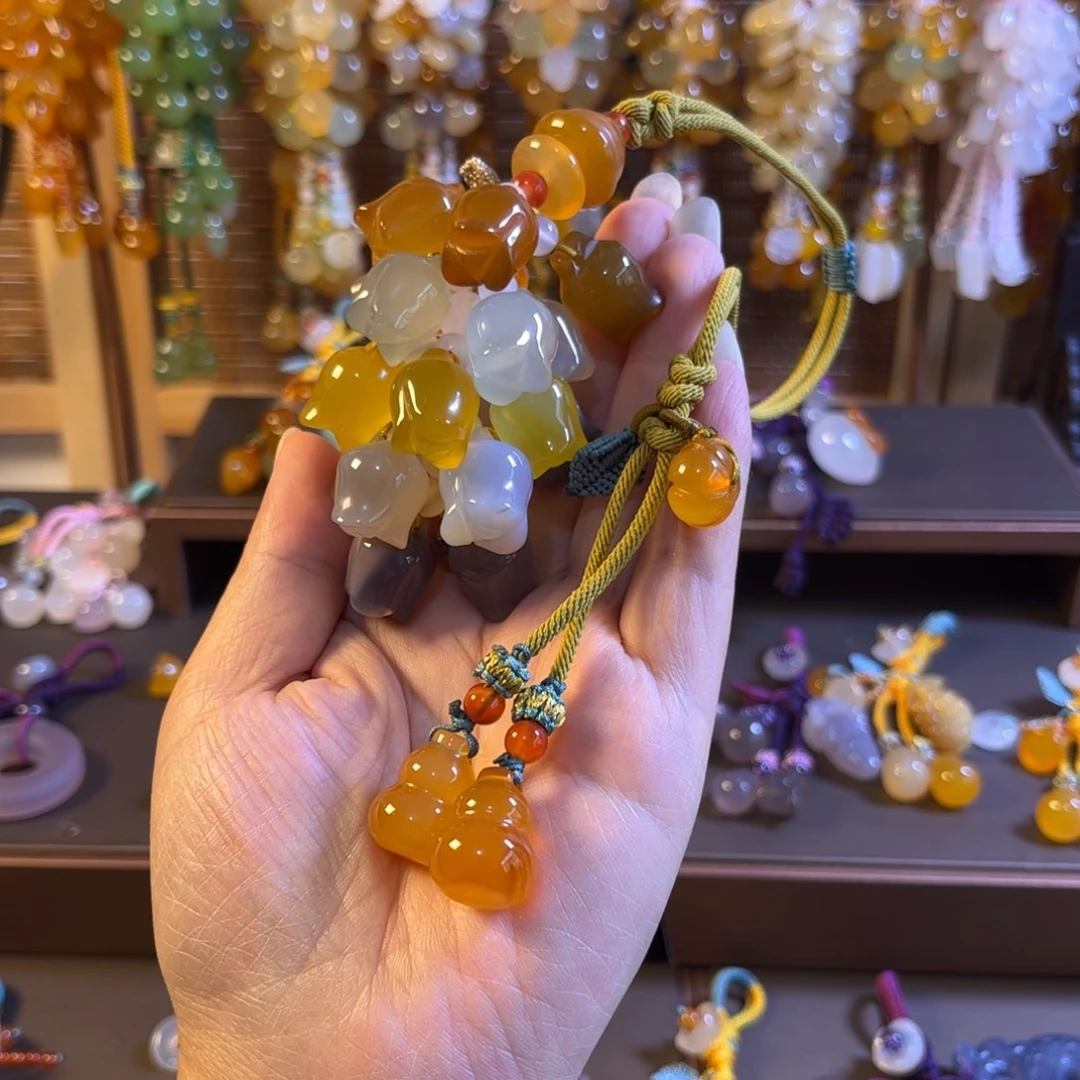 玛瑙/玉髓车挂未镶嵌