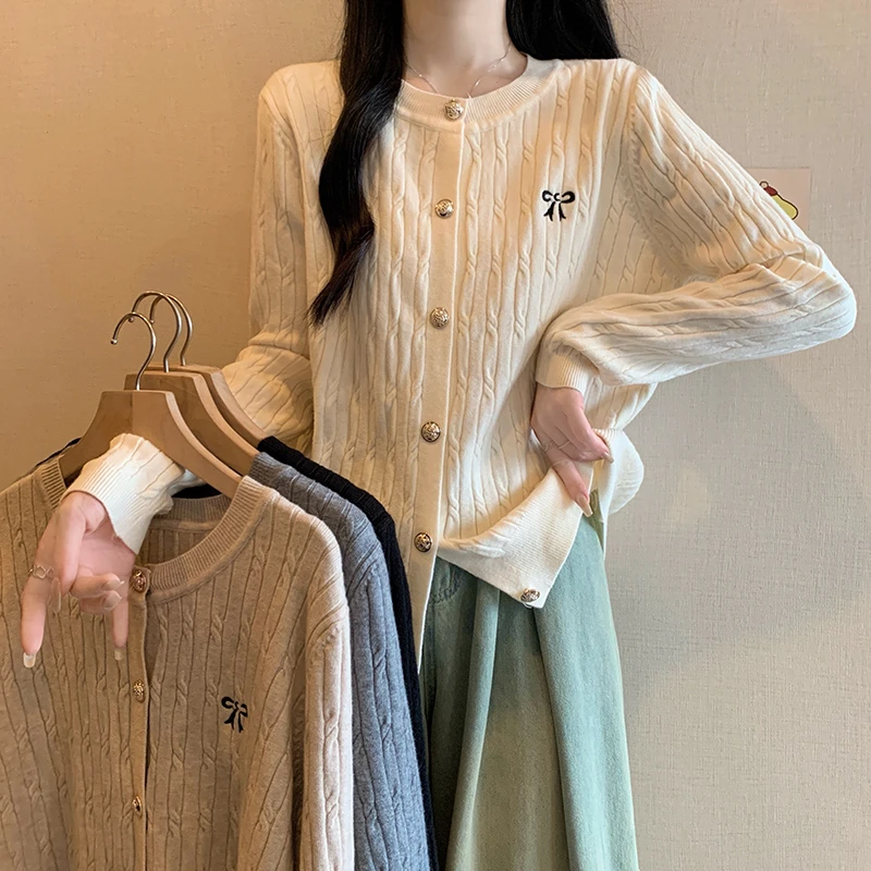 3456大码女装2024秋冬新款洋气针织衫毛衣胖MM宽松刺绣打底衫上衣