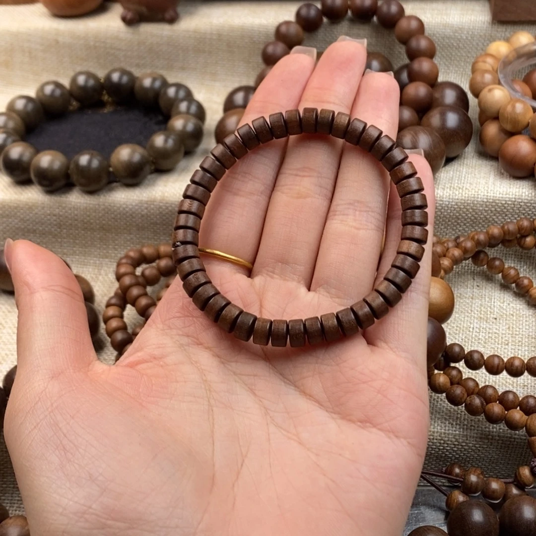 檀香木手串/手链印度迈索尔，老山檀香，焦糖奶香，药片