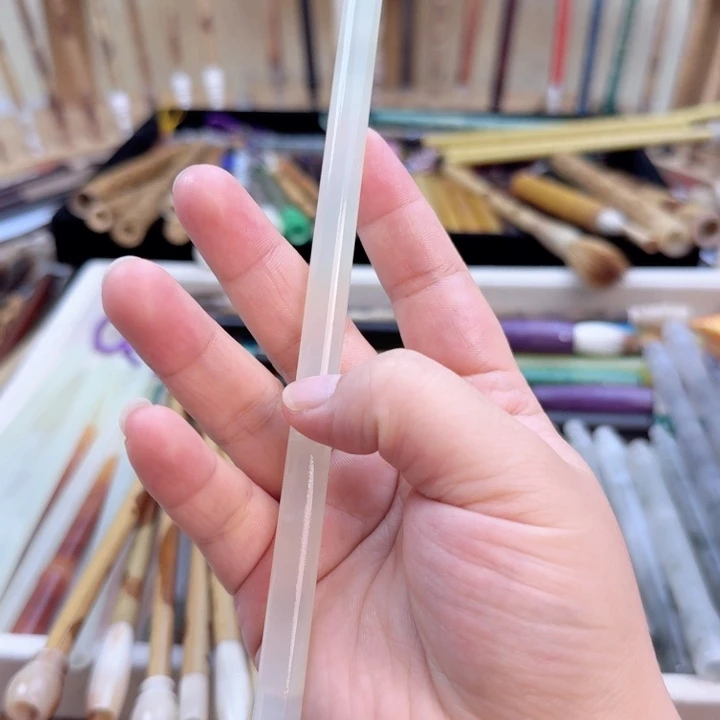 直筒岫玉➕吊坠➕笔头