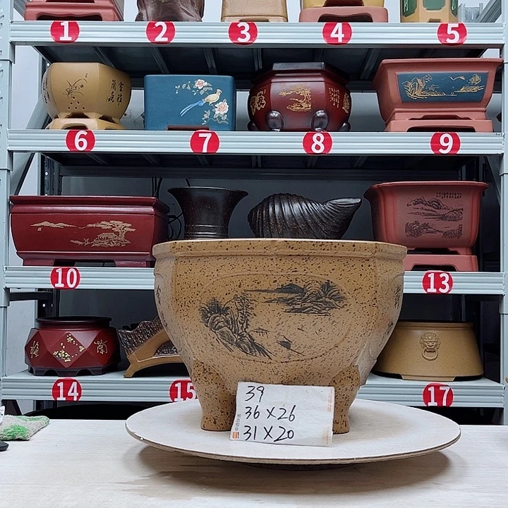 紫砂花盆紫砂花盆