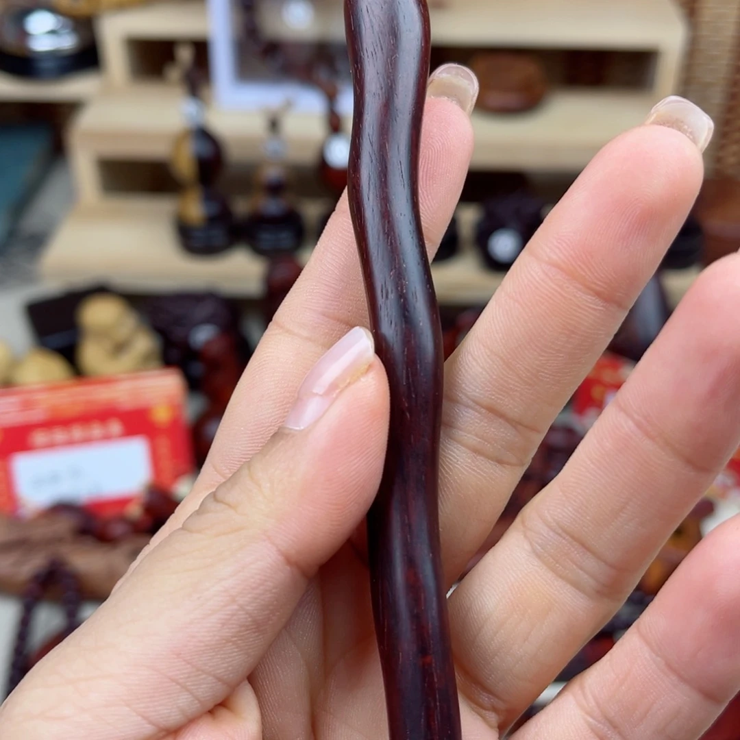 檀香紫檀（小叶紫檀）圆发簪