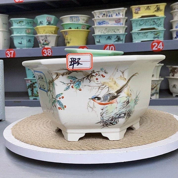 紫砂花瓶紫砂花盆