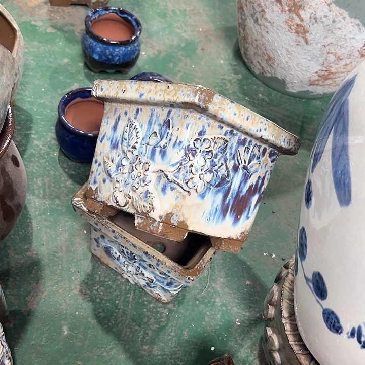 紫砂花盆花盆花盆