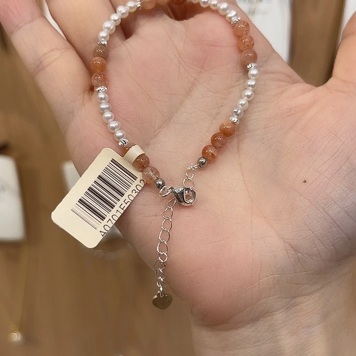 淡水珍珠手绳合金