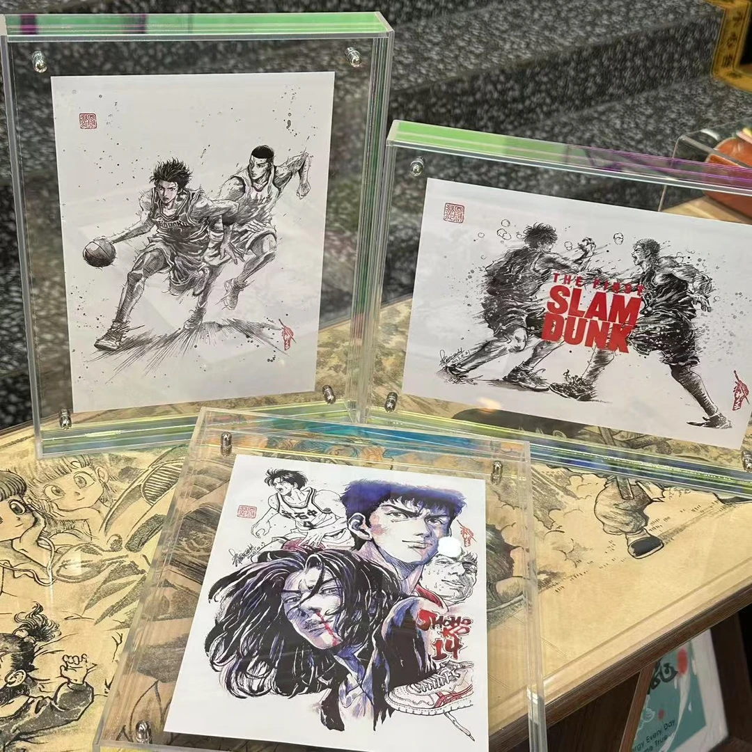 (拍框送画)亚克力画框有框喷绘简约灌篮高手系列复制画