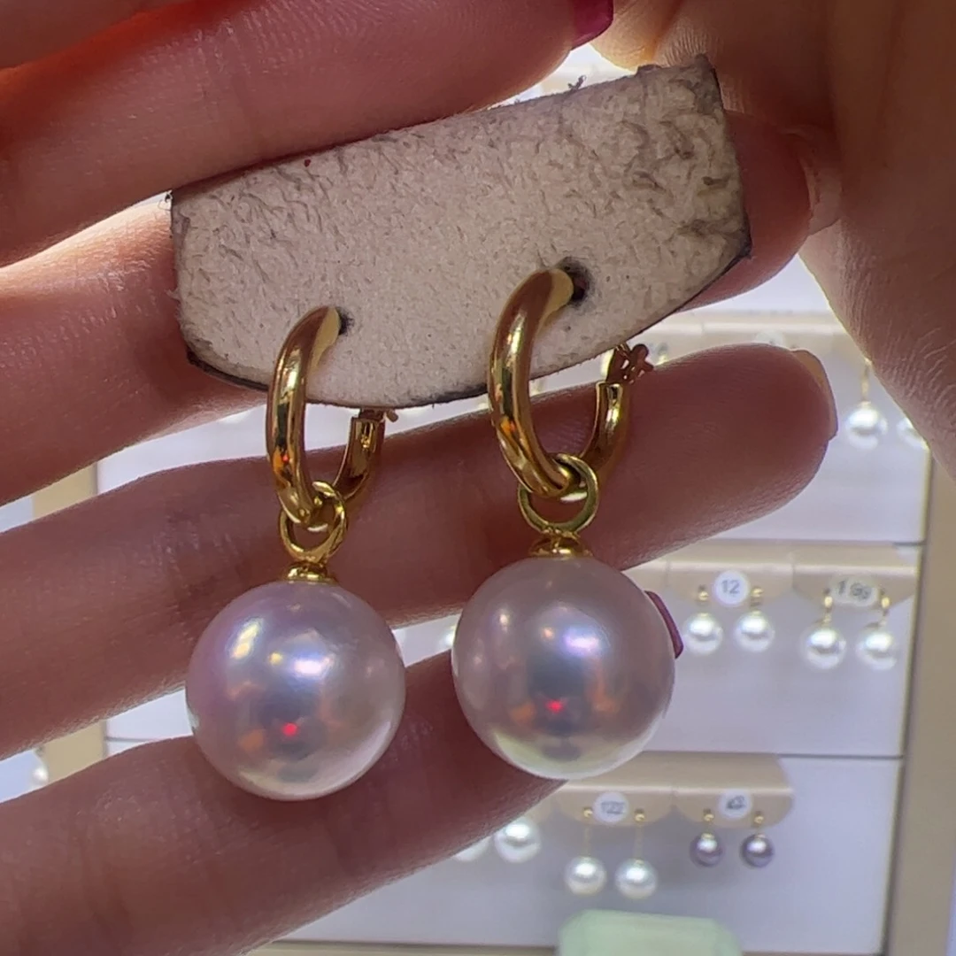 淡水珍珠耳饰未镶嵌