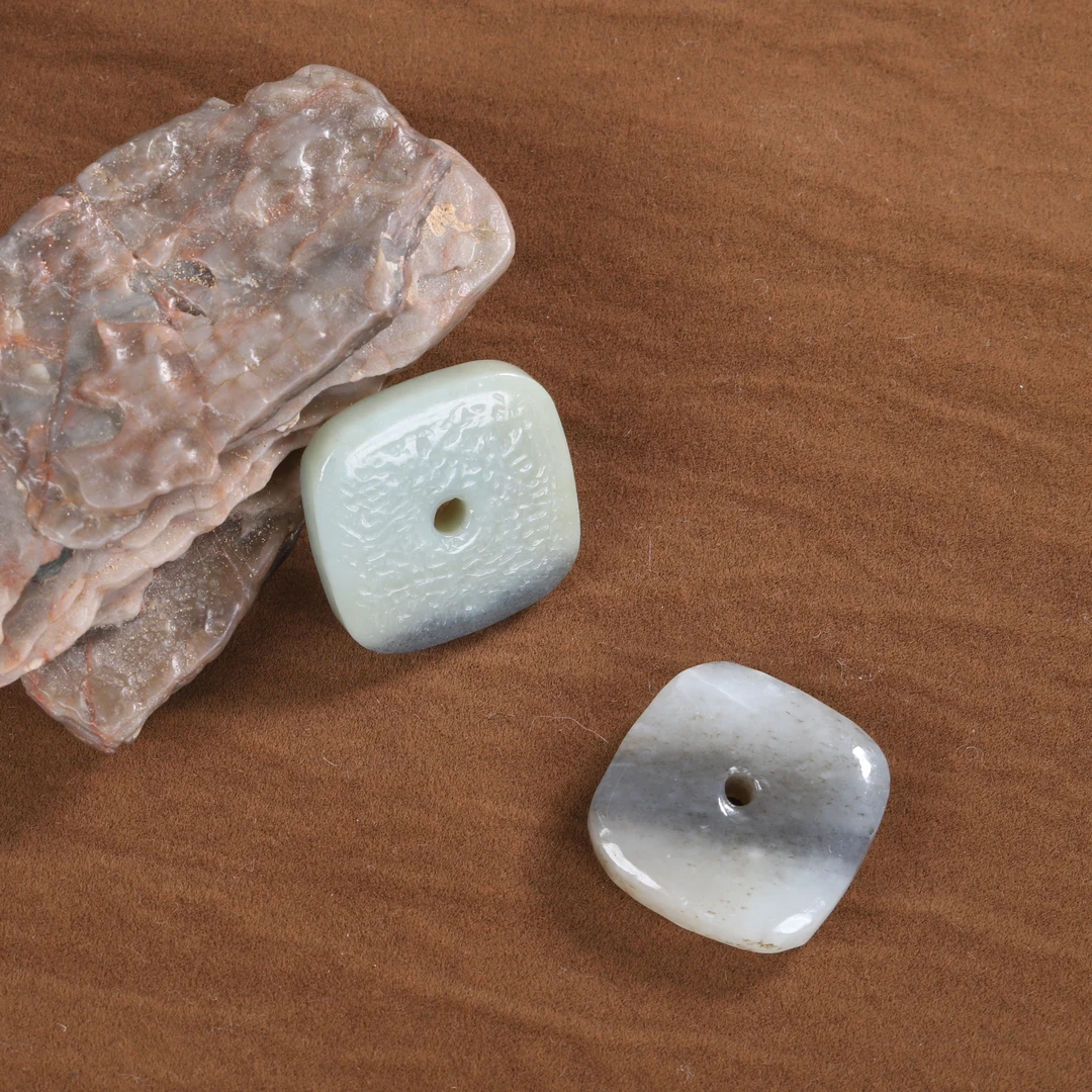 【汪氏精品】和田玉玉琮山水牌 多样性发其一