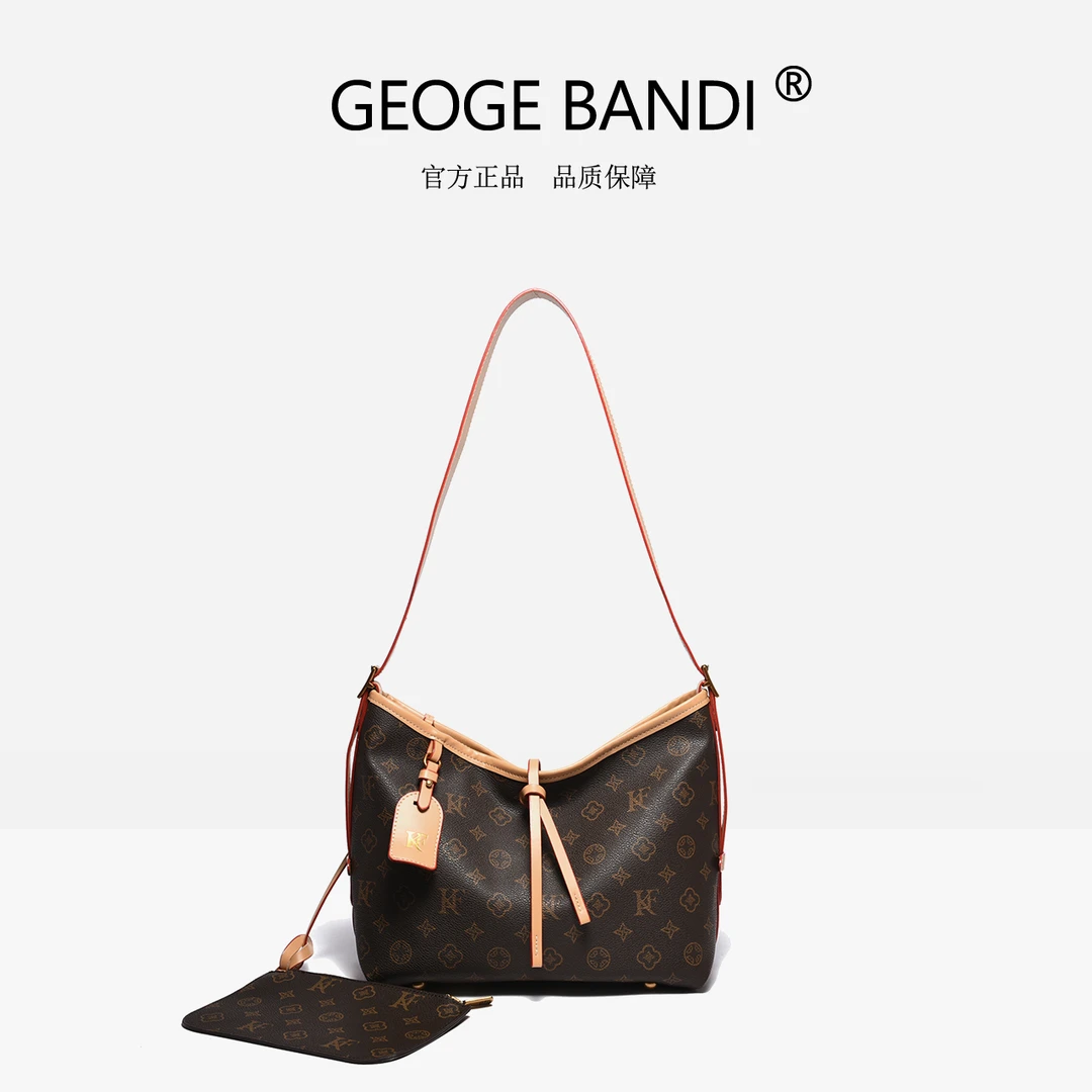 2025新款经典老花子母包托特包斜挎包包女大容量时尚百搭轻奢女包