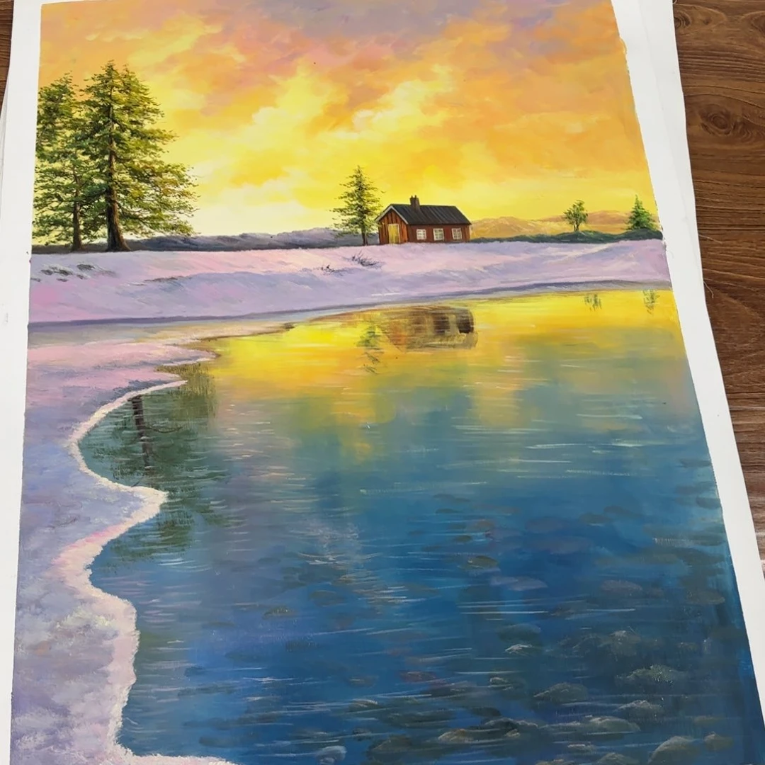 油画原创纯手绘油画作品