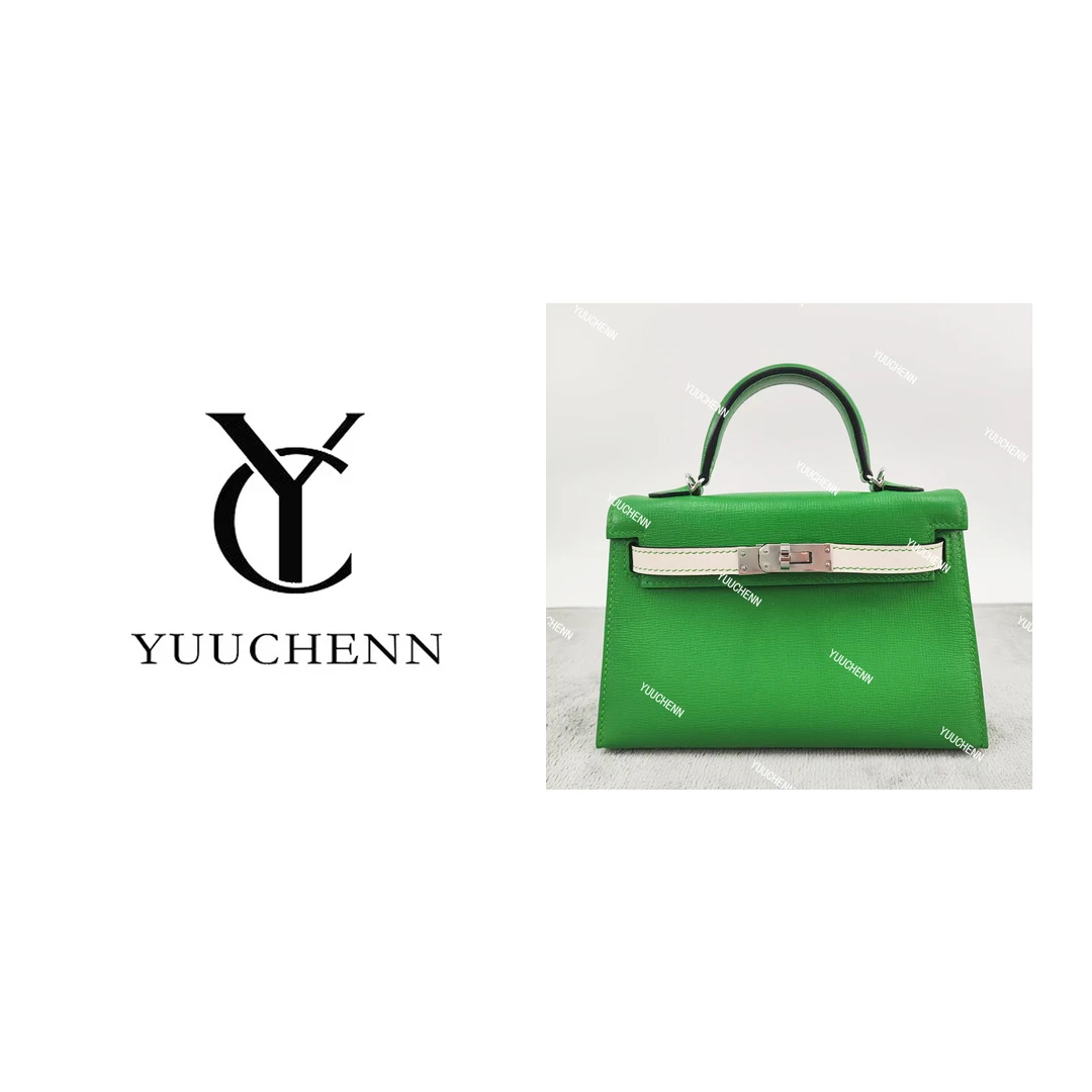YUUCHENN【手工定制】19cm原创设计高定真皮包 HH4492