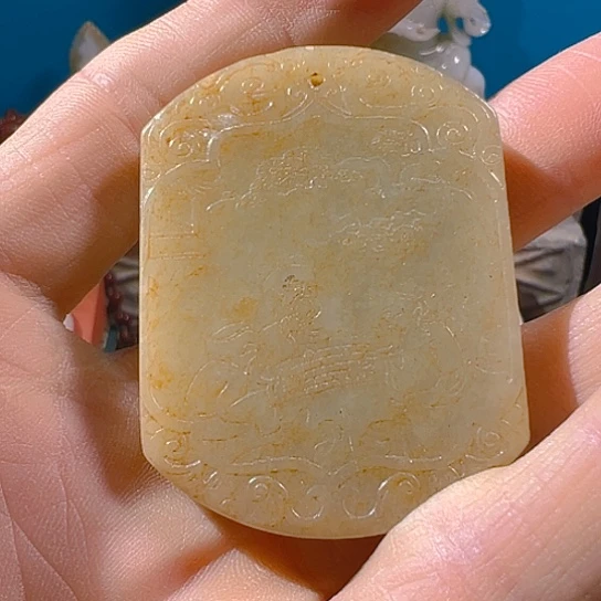 和田玉（糖玉）未镶嵌挂件用****9