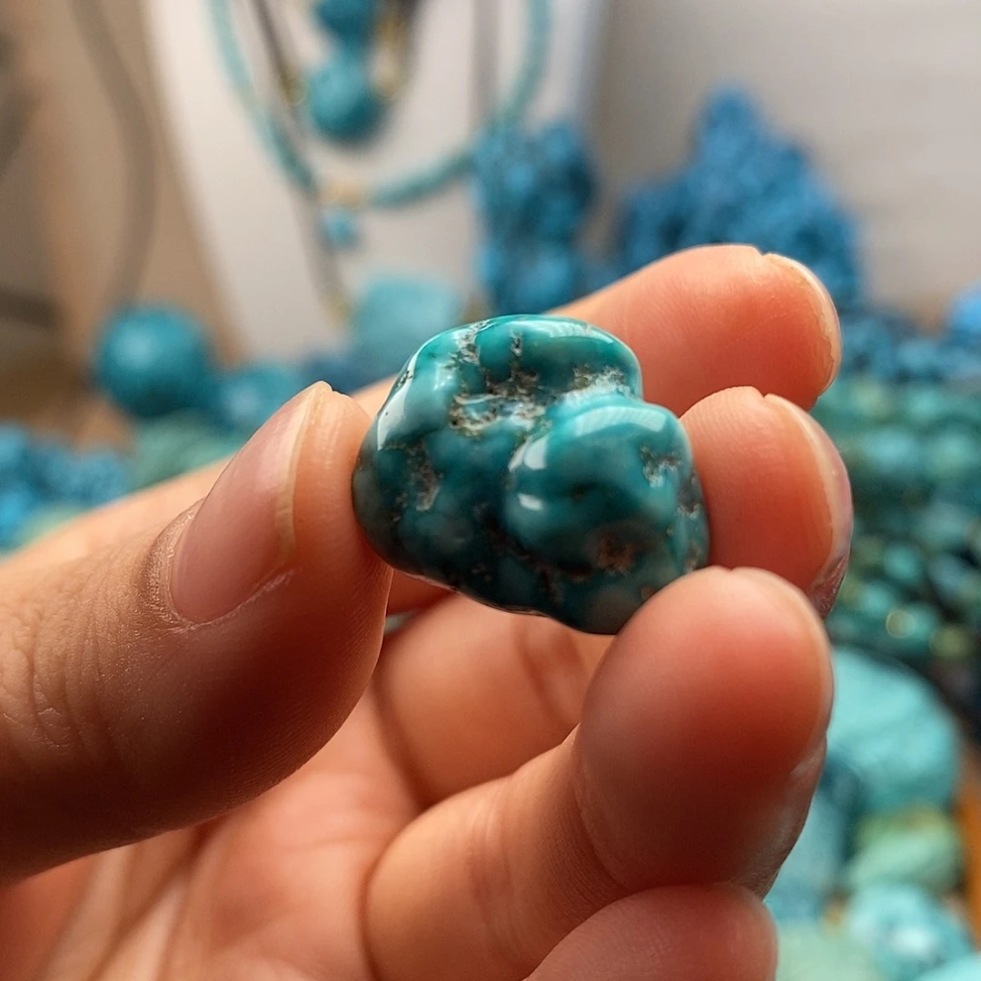 绿松石未镶嵌珠宝半成品