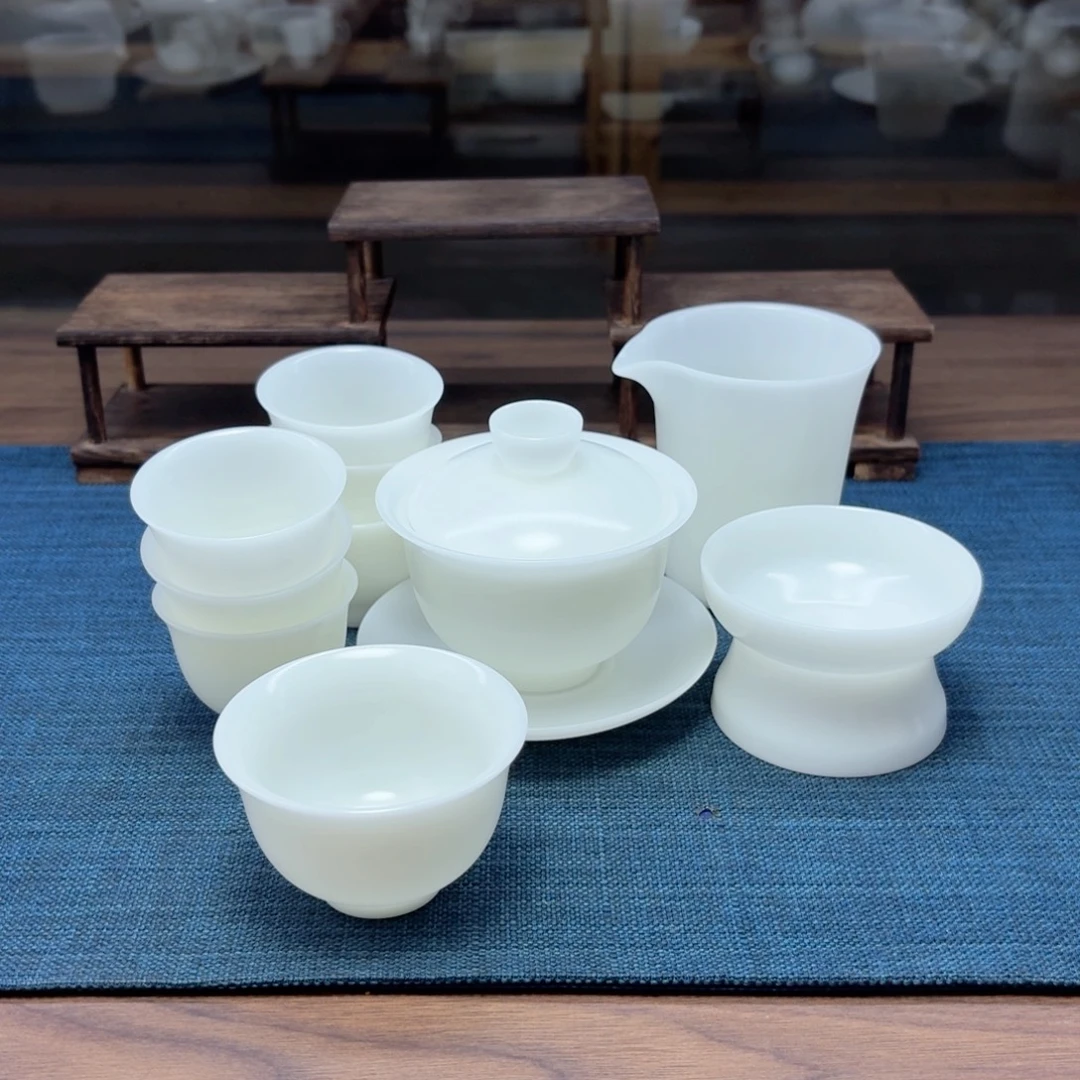 素烧璞玉釉烧冰种玉瓷