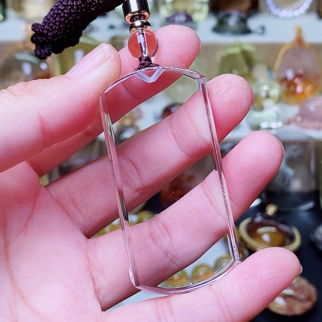 水晶未镶嵌吊坠(赠链)