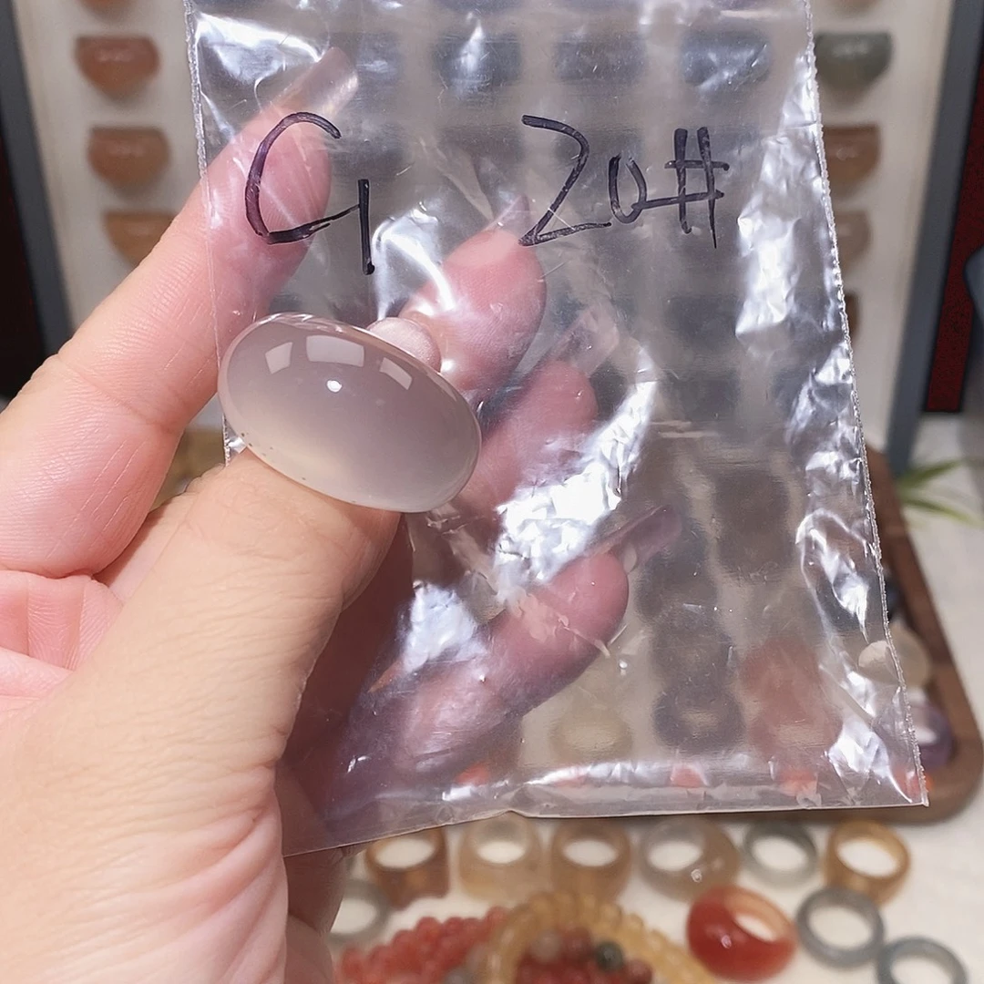玛瑙/玉髓未镶嵌戒指港20有包容不退换