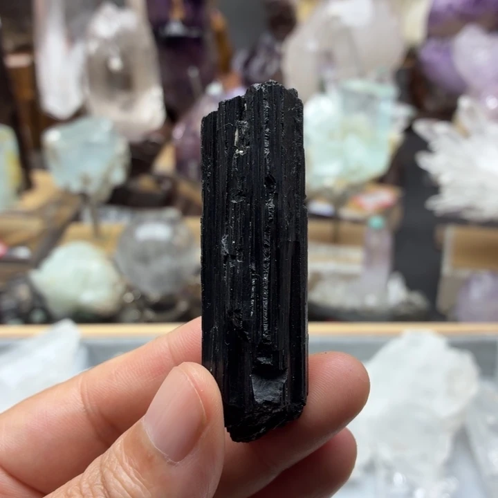 摆件未镶嵌水晶黑碧玺