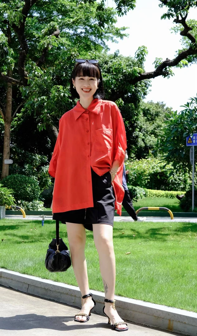 奕色【黑色显腿直工装短裤】莫代尔棉款