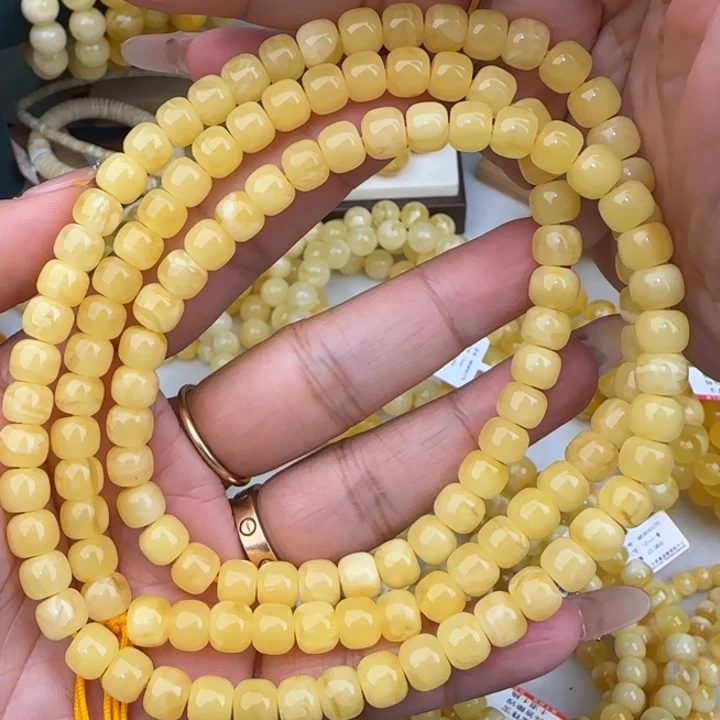 手链蜜蜡未镶嵌鸡油黄老型