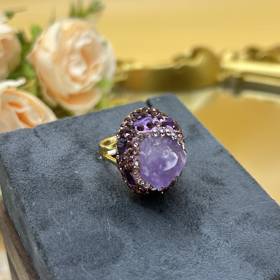 铜合金戒指 【8648】气质时尚戒指法式复古宫廷风开口轻奢食指戒