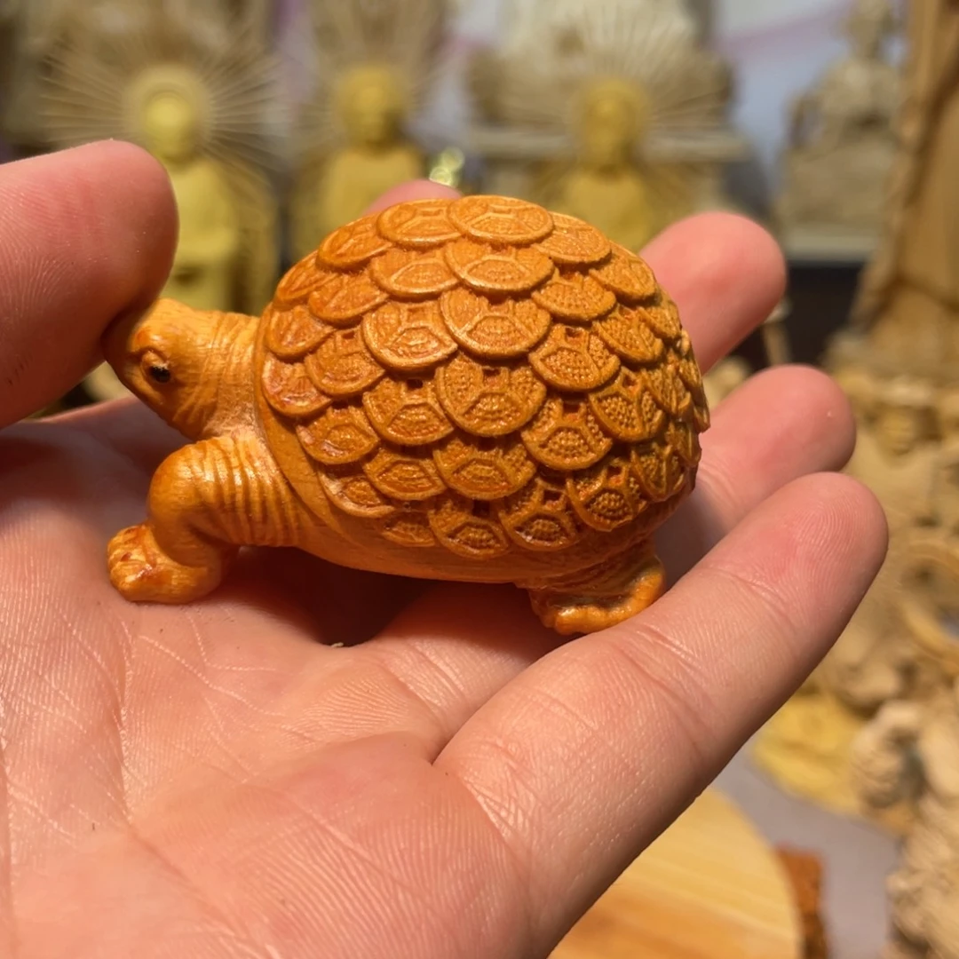 黄杨木黄金檀金钱龟
