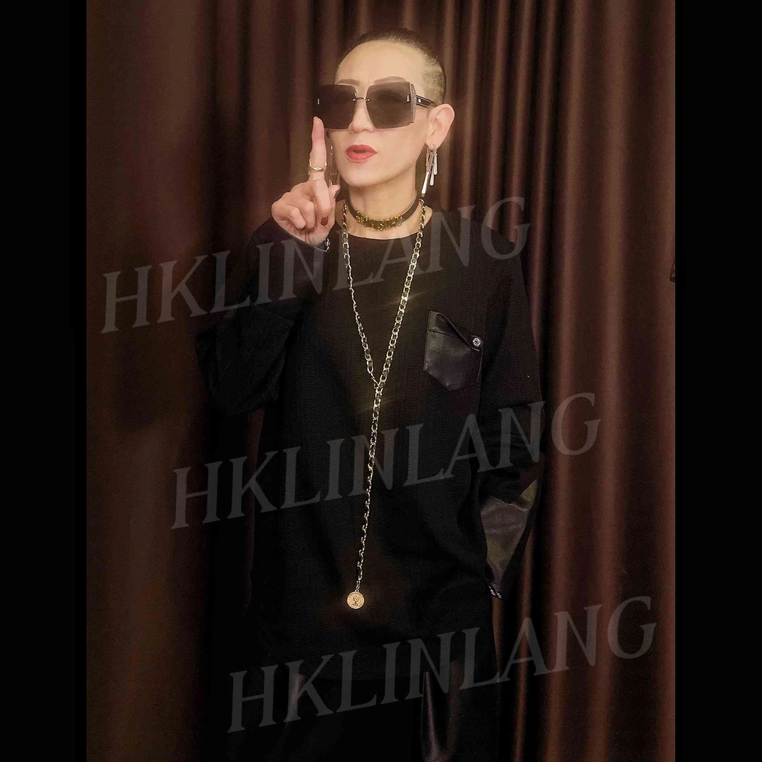 HK 2024 新款秋冬时尚百搭宽松欧美轻奢气质显瘦打底衫0628#