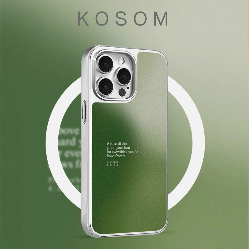 爱意磨砂磁吸电镀壳苹果16promax/15小众高级防摔17pro