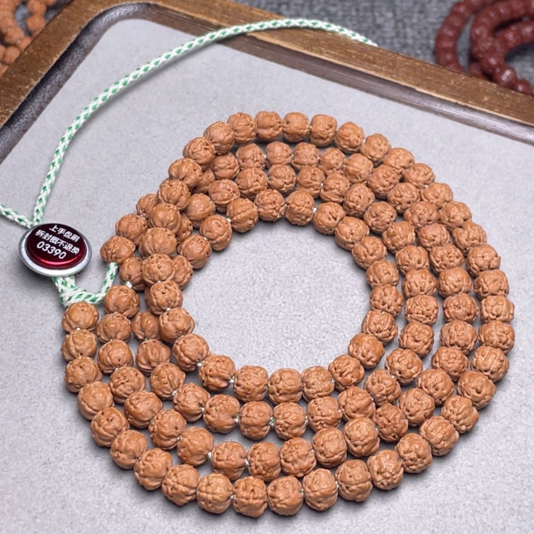 飞***鱼金刚菩提手串毕业款佛手尺寸7.5左右