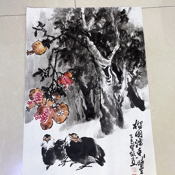 国画张圣敏先生纯手绘作品