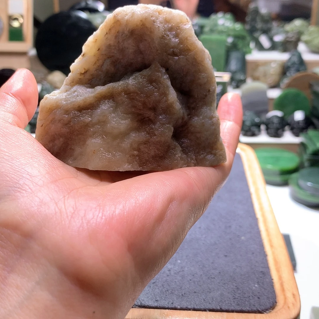 4***6和田玉未镶嵌颈饰