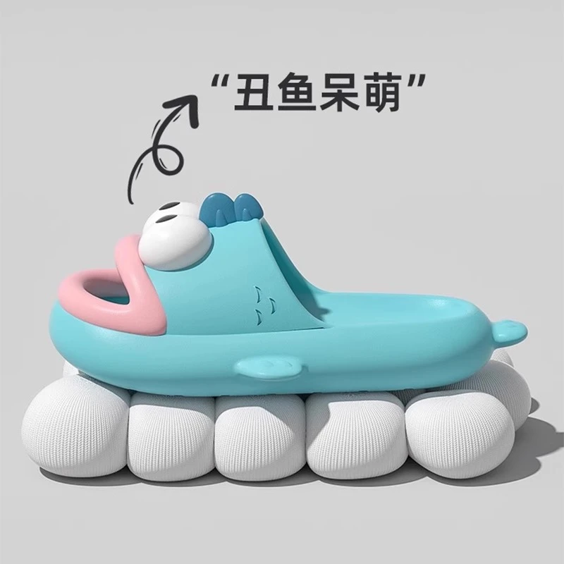 小丑鱼儿童拖鞋夏季外穿2025新款搞怪卡通情侣可爱eva亲子凉拖鞋