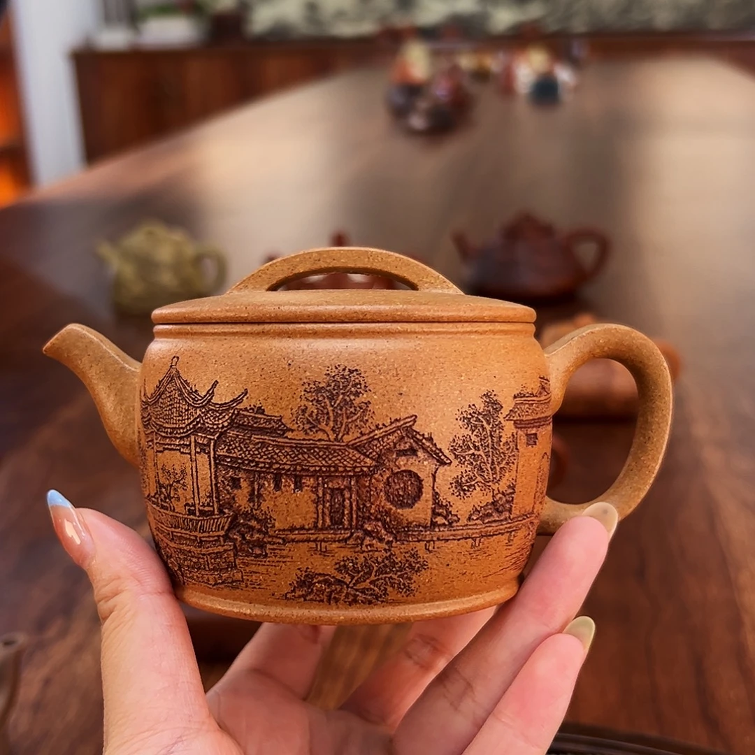 茶壶紫砂苏州园林汉瓦