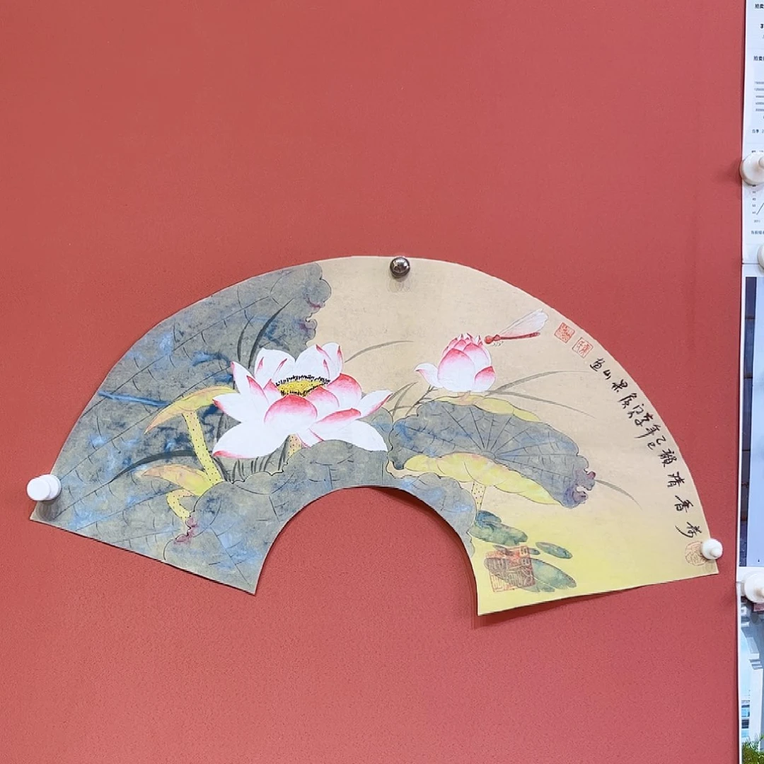 国画侯果山老师亲笔手绘作品朵