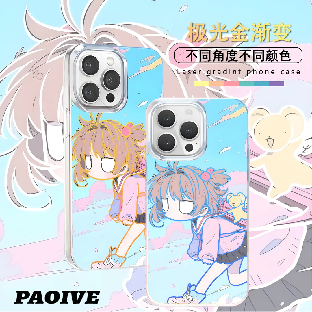 魔卡少女樱适用苹果华为vivo一加iPhone小米红米极光手机壳