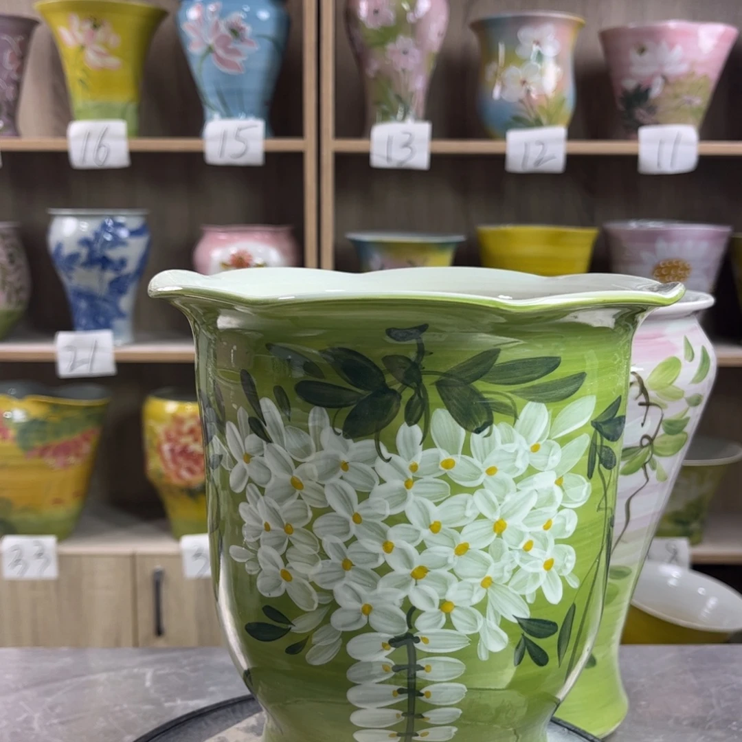 景德镇陶瓷花盆花盆