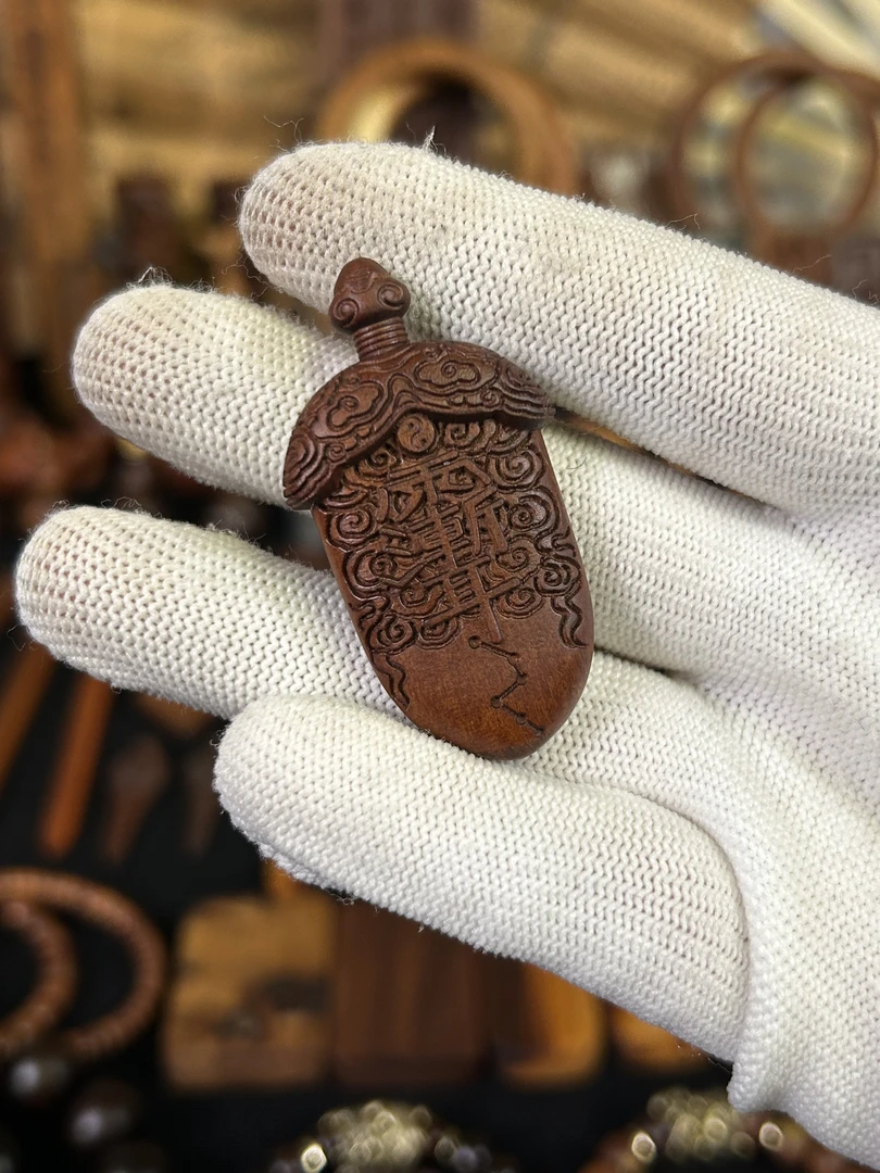 雷击枣木玉化祥云小胖剑（紫薇讳+雷祖讳)