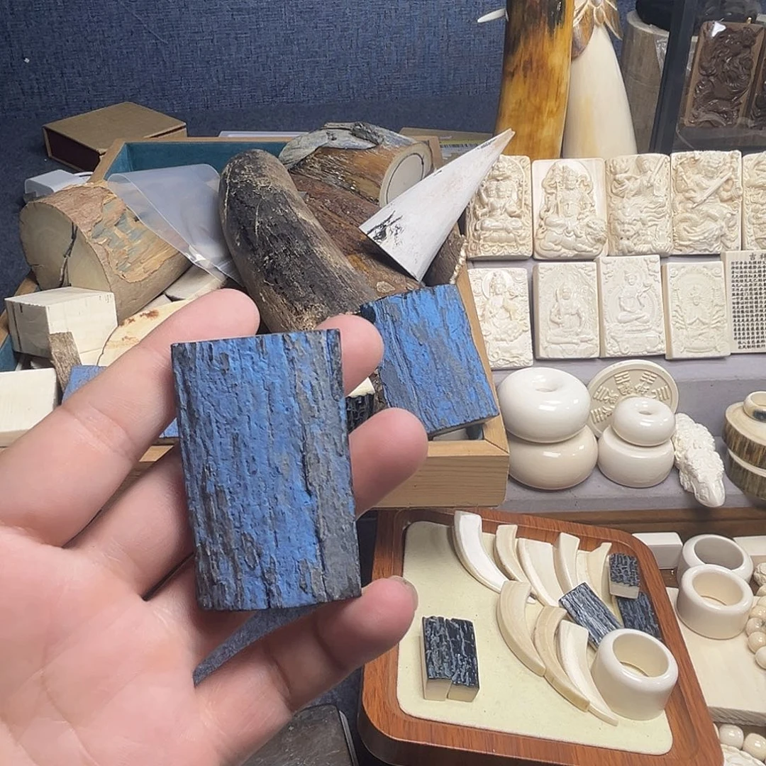 猛犸象牙手串/手链/手镯蓝牌一个