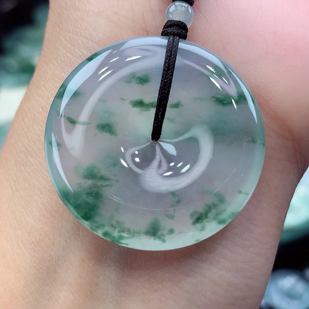 颈饰未镶嵌翡翠编号47尺寸33.8-6.4