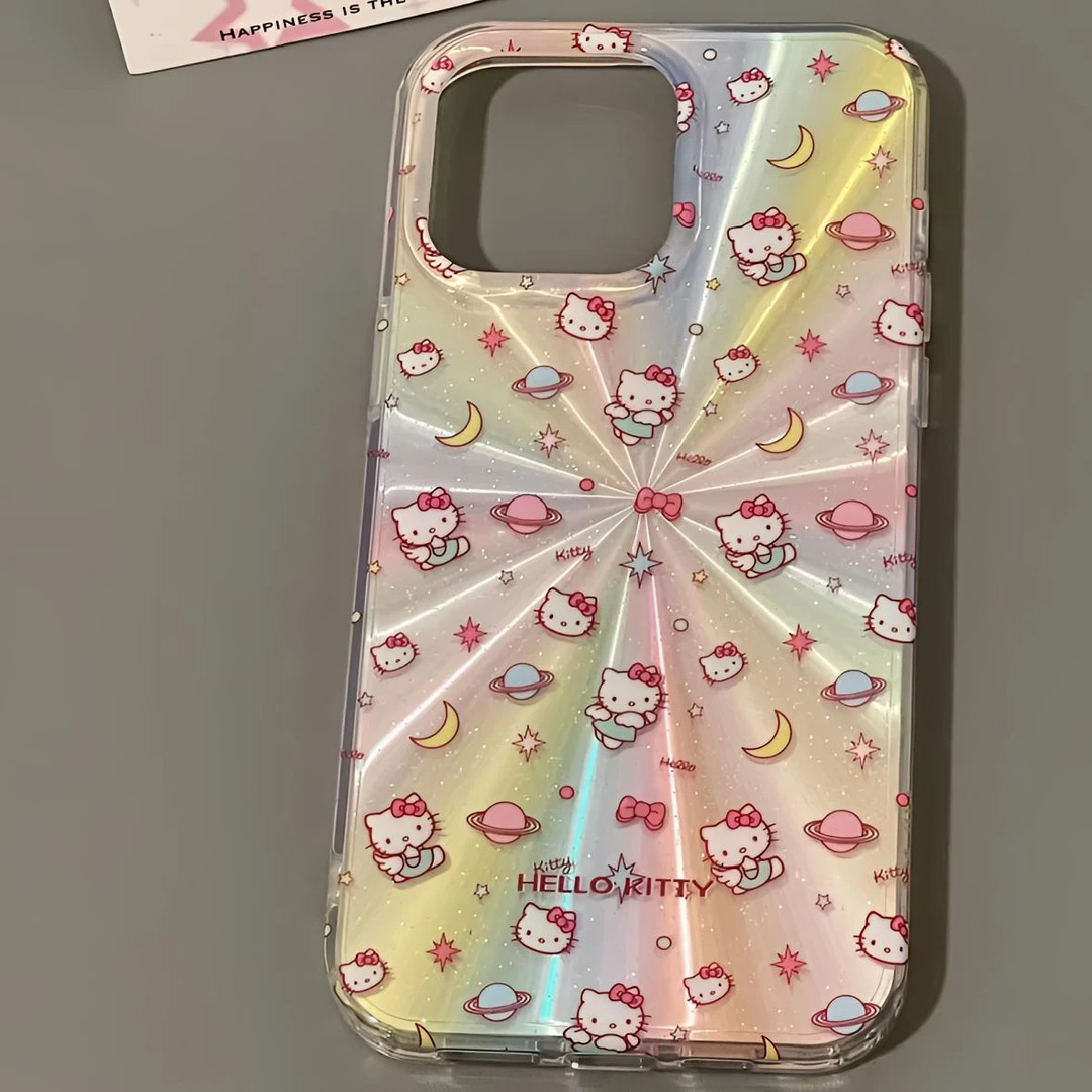 小小KT猫适用苹果16PRO烟花手机壳iPhone15卡通14/13防摔12新款11