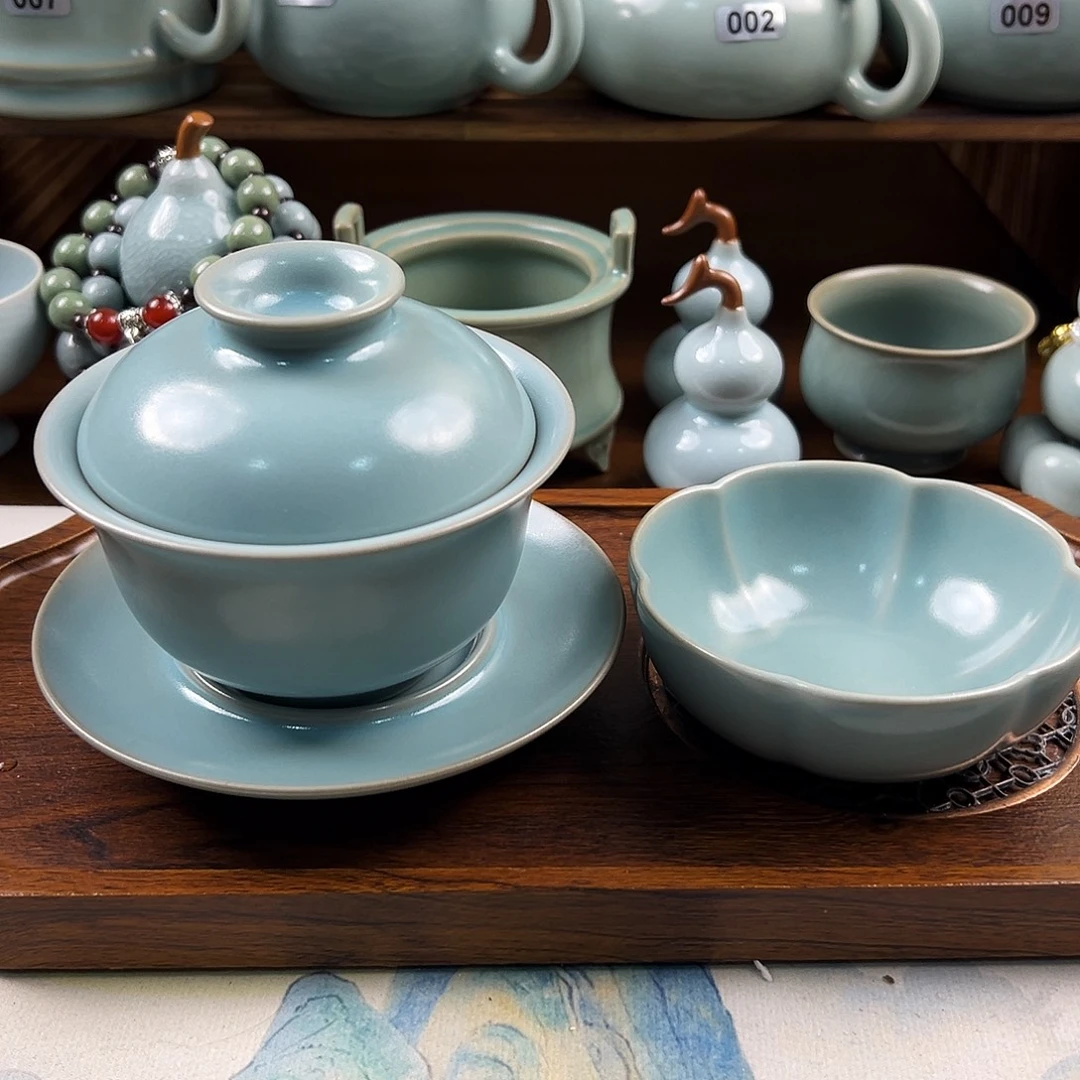 观***海省工刘宜颖老师盖碗➕杯交朋友