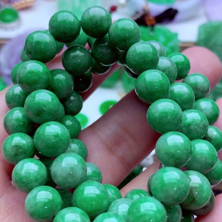 翡翠未镶嵌毛衣链