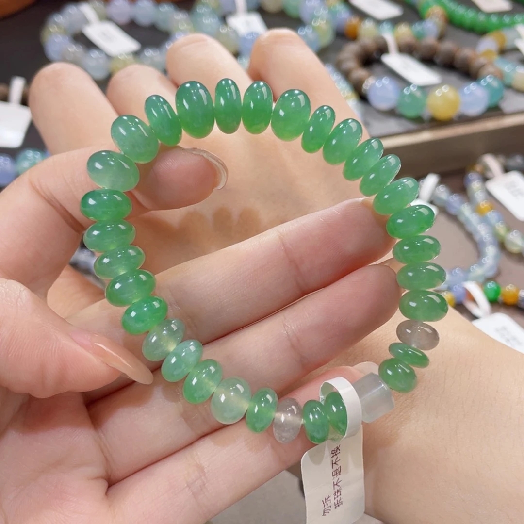 未镶嵌手链翡翠冰甜绿